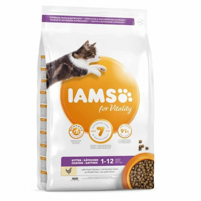 IAMS Vitality Crocchette Per Gattini Al Pollo 10 Kg