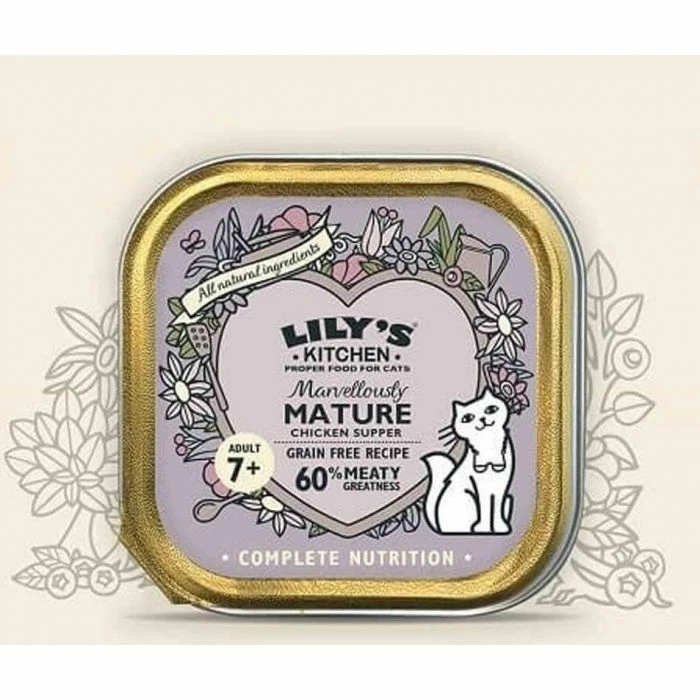 Lily's Kitchen Lily's Kitchen Marvellously Paté Senza Cereali Con Pollo Per Gatto Senior 19 X 85 G 2 Lily's Kitchen Lily's Kitchen Marvellously Paté Senza Cereali Con Pollo Per Gatto Senior 19 X 85 G - immagine 2