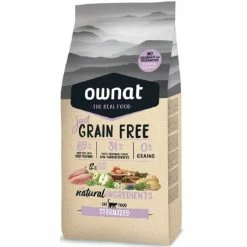 Ownat Grain Free Just Gatto Sterilizzato 3 Kg
