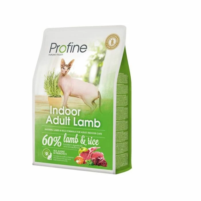 Profine Adult Indoor Crocchette Gatto All'Agnello 10 Kg 1 Profine Adult Indoor Crocchette Gatto All'Agnello 10 Kg