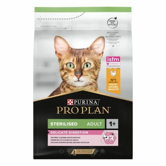 Purina Proplan Sterilised Adult Delicate Digestion Pollo 3 Kg 3 Purina Proplan Sterilised Adult Delicate Digestion Pollo 3 Kg - immagine 3