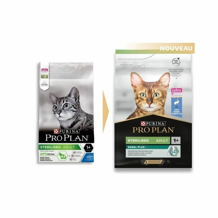 Purina Proplan Optirenal Adult Cat Sterilised Coniglio 1,5 Kg 3 Purina Proplan Optirenal Adult Cat Sterilised Coniglio 1,5 Kg - immagine 3