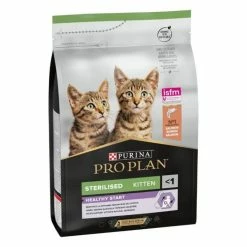 Purina Proplan Sterilised Kitten Con Optistart Salmone 3 Kg -Alimentazione Gatto negozio purina proplan optistart kitten sterilised au saumon 3 kg 2