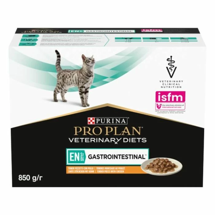 Purina Proplan PPVD Feline Gastro Intestinal EN Bustine Pollo 10 X 85 G 2 Purina Proplan PPVD Feline Gastro Intestinal EN Bustine Pollo 10 X 85 G - immagine 2