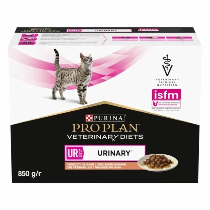 Purina Proplan PPVD Feline Urinary UR Salmone 10 X 85 G 2 Purina Proplan PPVD Feline Urinary UR Salmone 10 X 85 G - immagine 2