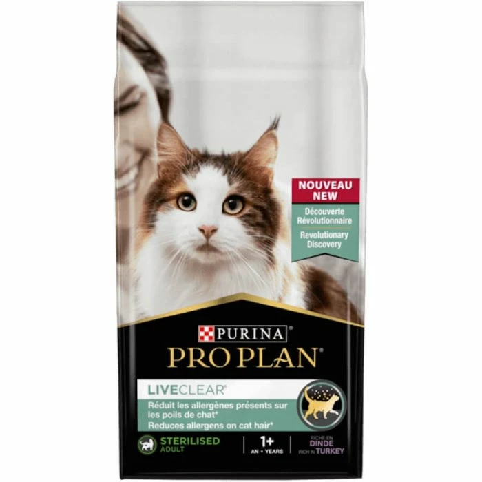 Purina Proplan Cat LiveClear Sterilised Adult 1+ Al Tacchino 1,4 Kg