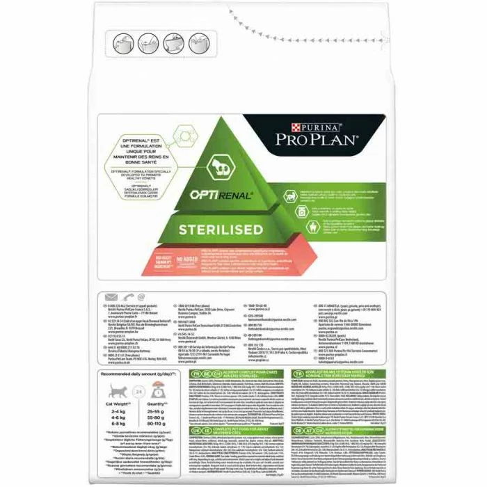 Purina Proplan Optirenal Adult Cat Sterilised Salmone 10 Kg 2 Purina Proplan Optirenal Adult Cat Sterilised Salmone 10 Kg - immagine 2