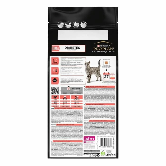 Purina Proplan PPVD Feline DM Diabète 1.5 Kg 2 Purina Proplan PPVD Feline DM Diabète 1.5 Kg - immagine 2