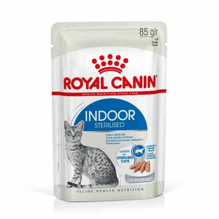 Royal Canin Feline Health Nutrition Indoor Sterilised Mousse 12 X 85 G 1 Royal Canin Feline Health Nutrition Indoor Sterilised Mousse 12 X 85 G