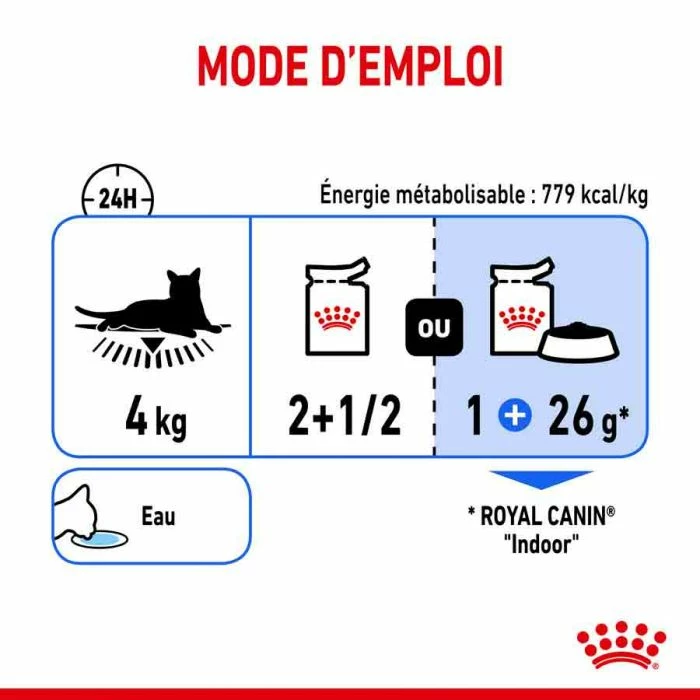 Royal Canin Feline Health Nutrition Indoor Sterilised Mousse 12 X 85 G 4 Royal Canin Feline Health Nutrition Indoor Sterilised Mousse 12 X 85 G - immagine 4