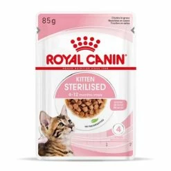 Royal Canin Feline Health Nutrition Royal Canin Kitten Sterilised Bustine 12 X 85 G -Alimentazione Gatto negozio royal canin kitten sterilised sachet en gel e 12 x 85 g 5 1