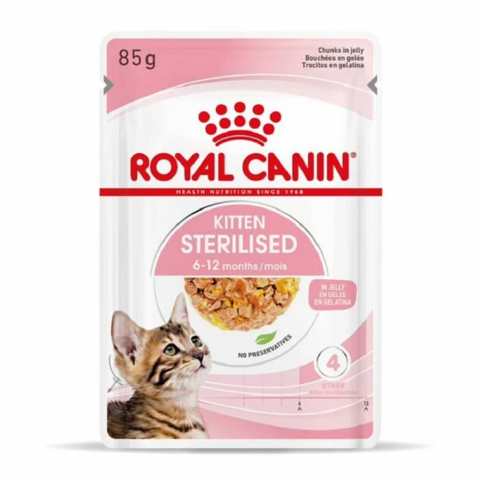 Royal Canin Feline Health Nutrition Royal Canin Kitten Sterilised Bustina In Gelatina 12 X 85 G 2 Royal Canin Feline Health Nutrition Royal Canin Kitten Sterilised Bustina In Gelatina 12 X 85 G - immagine 2