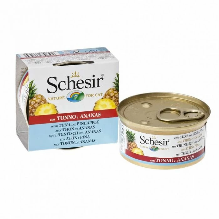 Schesir Tonnetto Con Ananas Per Gatto 14 X 75 G 1 Schesir Tonnetto Con Ananas Per Gatto 14 X 75 G
