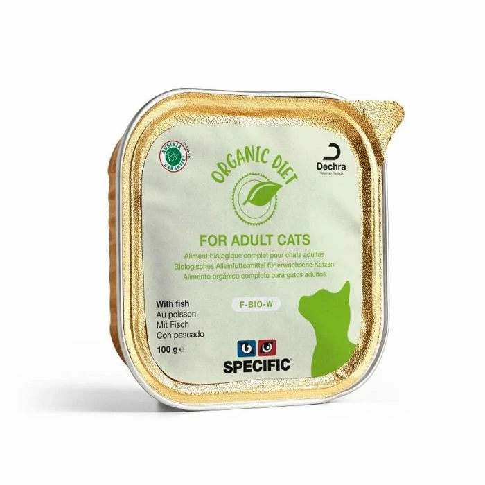 Specific Organic Diet Adult Al Pesce Per Gatto 8 X 100 G 2 Specific Organic Diet Adult Al Pesce Per Gatto 8 X 100 G - immagine 2