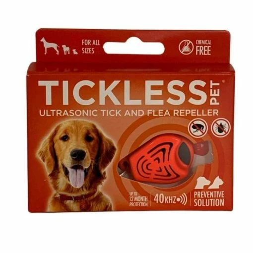 Tickless Pet Arancione A Pile -Alimentazione Gatto negozio tickless pet orange pile 1