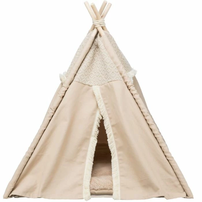 Trixie Tipi Tenda Boho Gatto 55 X 65 X 55 Cm 2 Trixie Tipi Tenda Boho Gatto 55 X 65 X 55 Cm - immagine 2