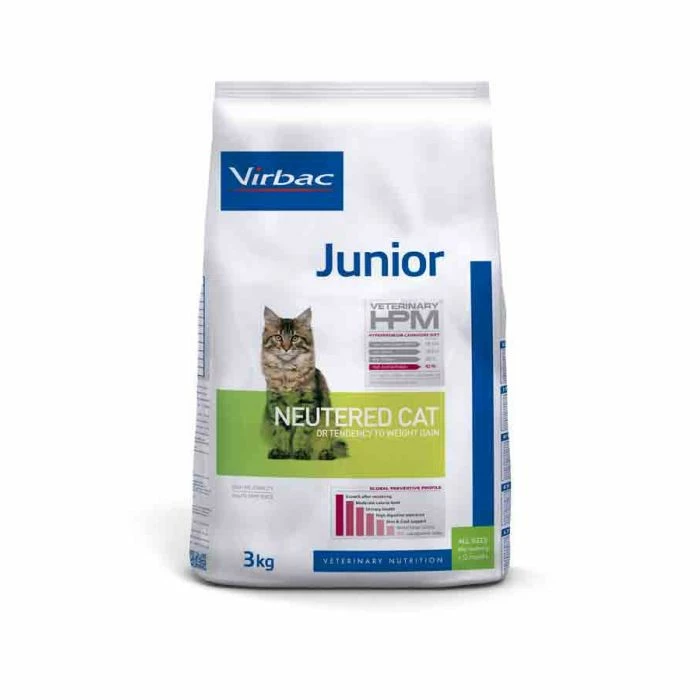 Virbac Veterinary HPM Junior Neutered Cat 3 Kg 1 Virbac Veterinary HPM Junior Neutered Cat 3 Kg