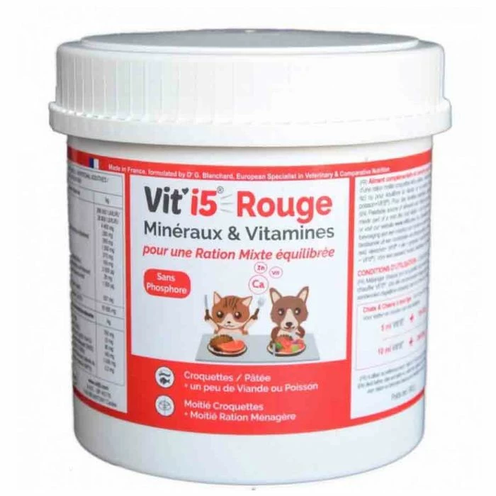 VIT'i5 VIT'I5 Rouge Polvere Per Cane & Gatto 250 G 2 VIT'i5 VIT'I5 Rouge Polvere Per Cane & Gatto 250 G - immagine 2