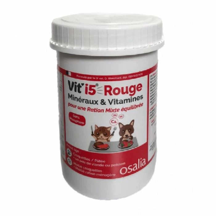 VIT'i5 VIT'I5 Rouge Polvere Per Cane & Gatto 250 G 1 VIT'i5 VIT'I5 Rouge Polvere Per Cane & Gatto 250 G