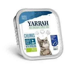 Yarrah Bio Bocconcini Con Pesce Alla Spiruline Per Gatto 16 X 100 G