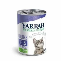Yarrah Bio Bocconcini Di Pollo E Tacchino In Salsa Alle Ortiche E Al Pomodoro Per Gatto 12 X 405 G